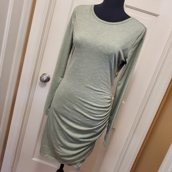 EUC Kirundo Sage Green Knit Dress Size Small - Picture 6 of 11